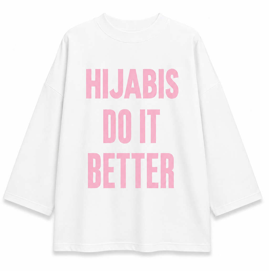 T-shirt manche longue “HIJABIS DO IT BETTER” (précommande pour le 30 août)