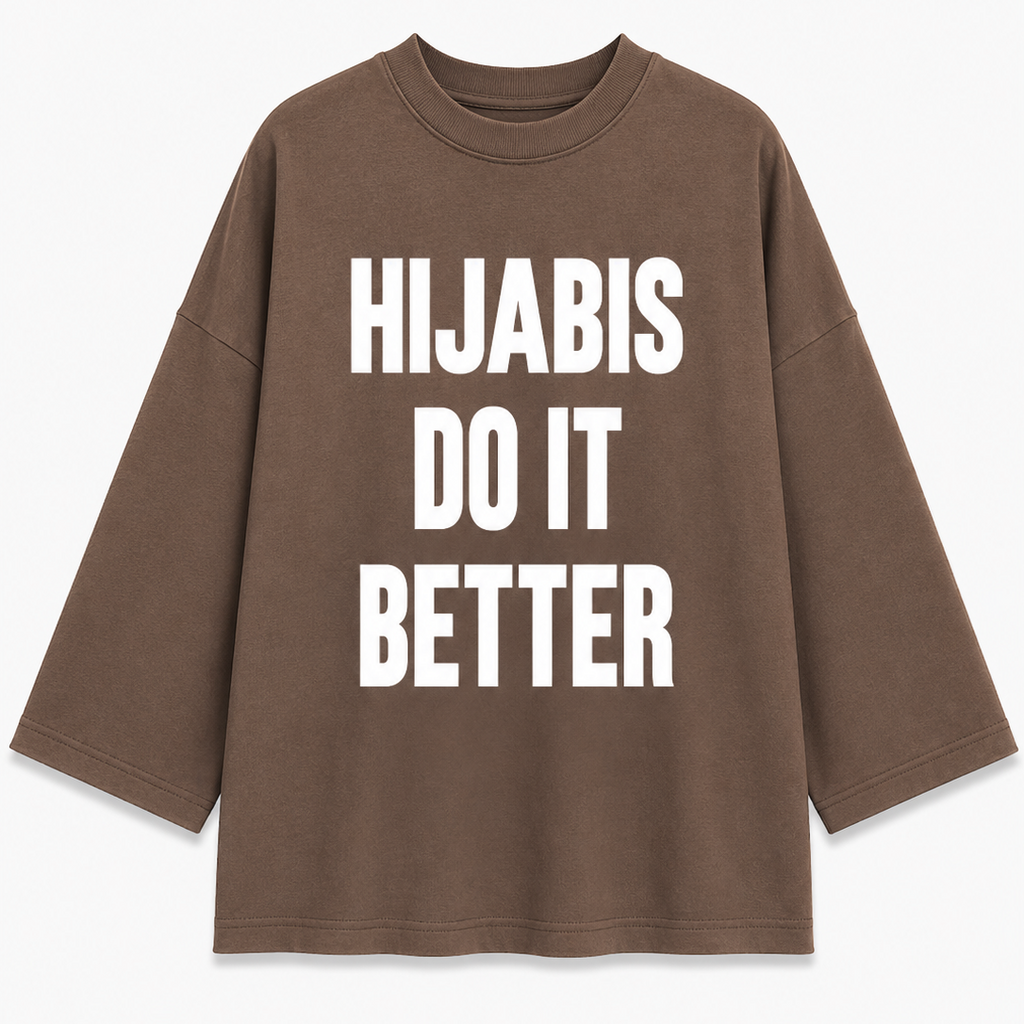 T-shirt manche longue “HIJABIS DO IT BETTER” (précommande pour le 30 août)