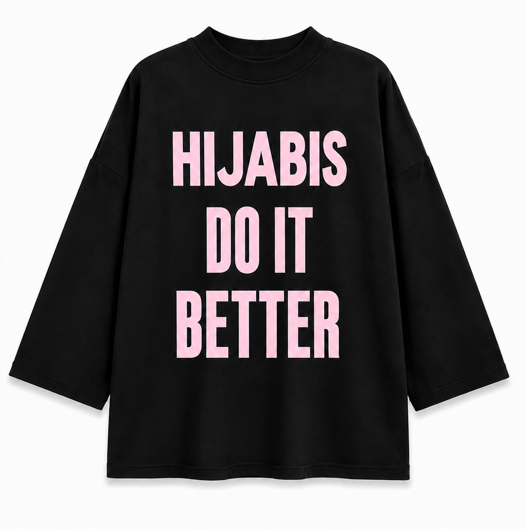 T-shirt manche longue “HIJABIS DO IT BETTER” (précommande pour le 30 août)