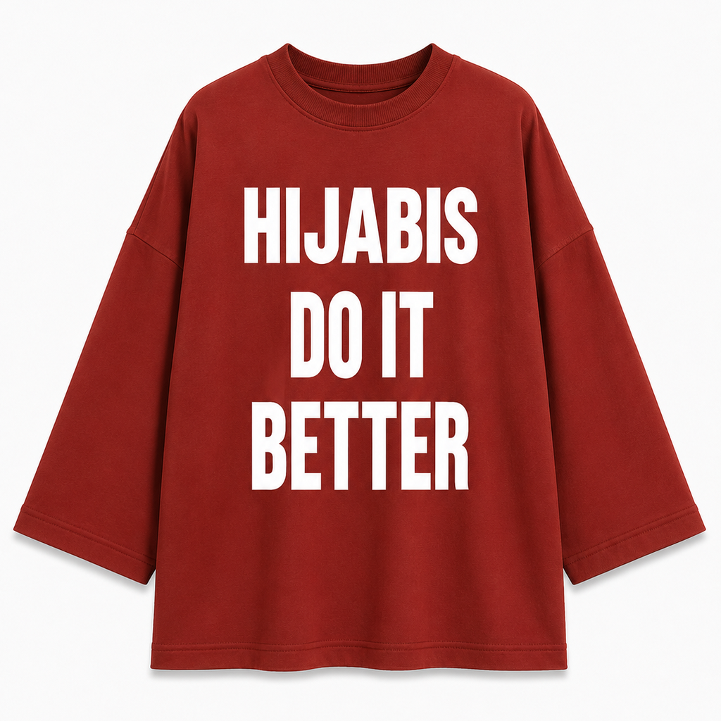 T-shirt manche longue “HIJABIS DO IT BETTER” (précommande pour le 30 août)