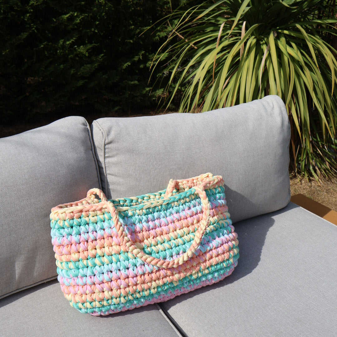 Sac de plage Crochet Signature
